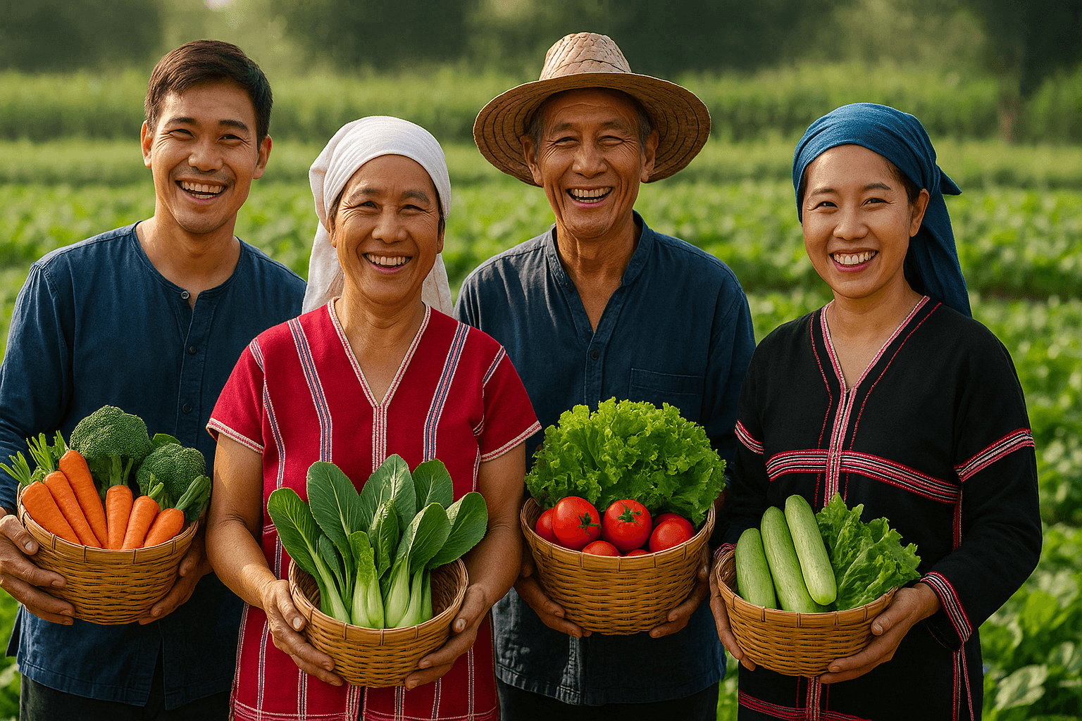 Villager community illustration